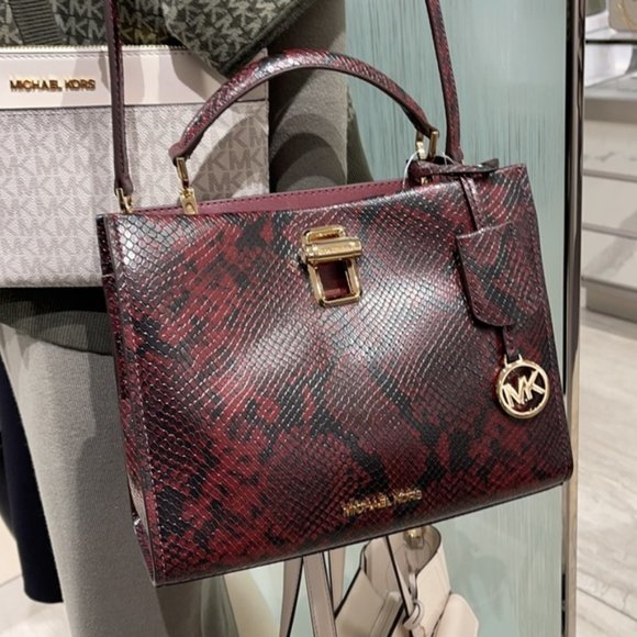 Michael Kors Penelope Medium Top Handle Satchel - Picture 1 of 16